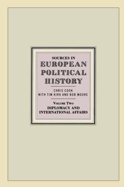 Sources in European Political History