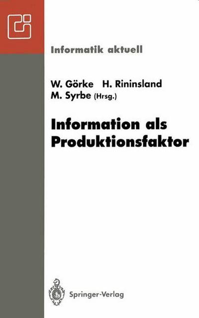 Information als Produktionsfaktor