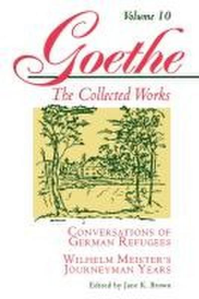 Goethe, Volume 10