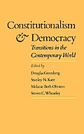 Constitutionalism and Democracy