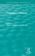 Routledge Revivals: Language in Tanzania (1980)