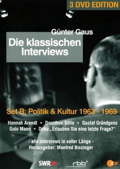 Die klassischen Interviews, Politik 1963-1972, 5 DVDs. Set.A
