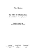Prix de l’honnetete
