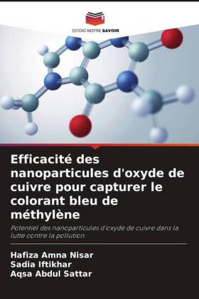 Efficacité des nanoparticules d’oxyde de cuivre pour capturer le colorant bleu de méthylène