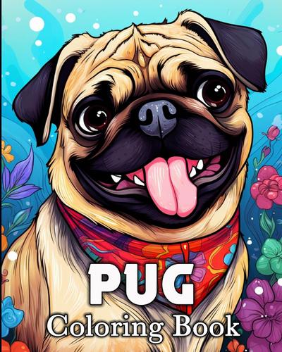 Pug Coloring Book