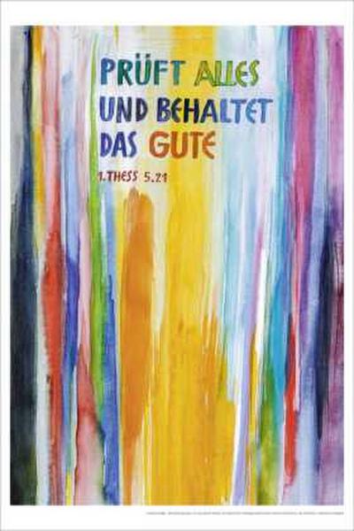 Jahreslosung Felger 2025, Kunstdruck 40 x 60 cm