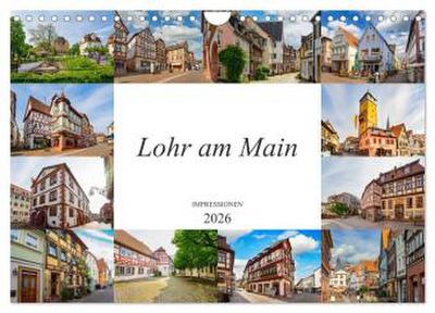 Lohr am Main Impressionen (Wandkalender 2026 DIN A4 quer), CALVENDO Monatskalender