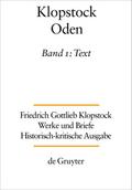 Werke und Briefe/Oden