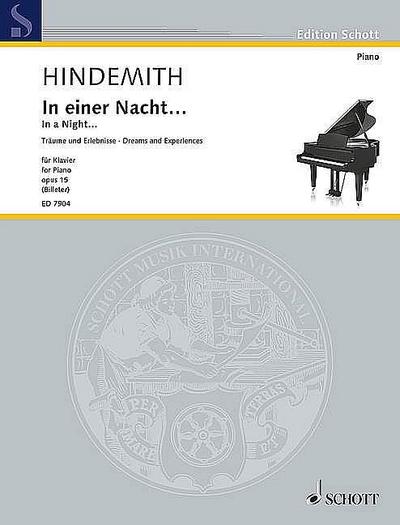 In einer Nacht... op. 15für Klavier