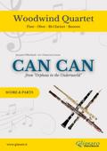 Woodwind Quartet "Can Can" score & parts
