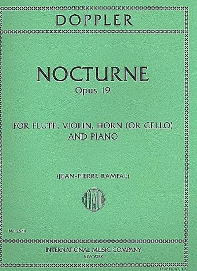 Nocturne op.19for flute, violin, horn (or cello) and piano