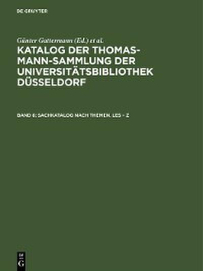 Sachkatalog nach Themen. Les - Z