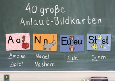 40 große Anlaut-Bildkarten
