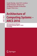 Architecture of Computing Systems -- ARCS 2016