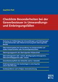 Checkliste Besonderheiten bei der Gewerbesteuer in Umwandlungs- und Einbringungsfällen