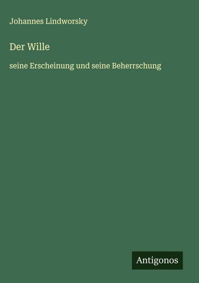 Der Wille