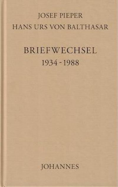 Briefwechsel 1934-1988