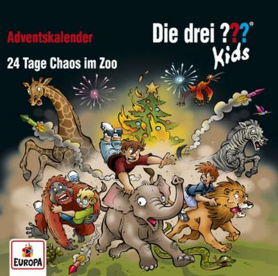 Die drei ??? Kids: Adventskalender - 24 Tage Chaos im Zoo