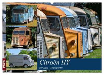 Citroën HY der Kult -Transporter (Wandkalender 2026 DIN A2 quer), CALVENDO Monatskalender