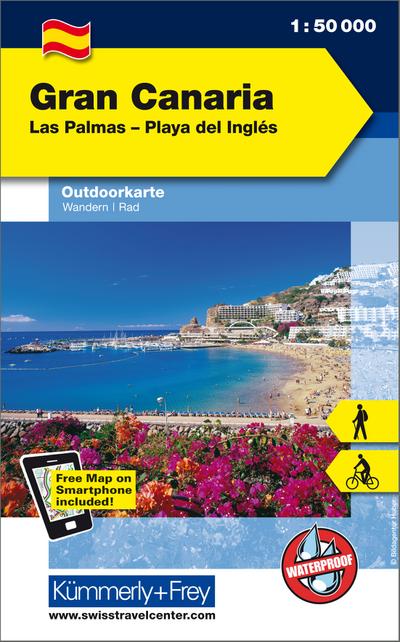 KuF Outdoorkarte Gran Canaria 1 : 50 000