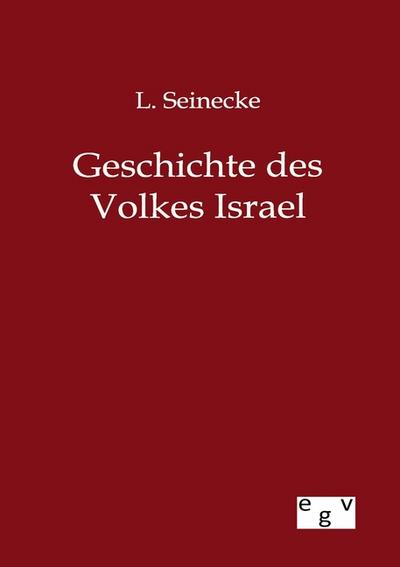 Geschichte des Volkes Israel - L. Seinecke