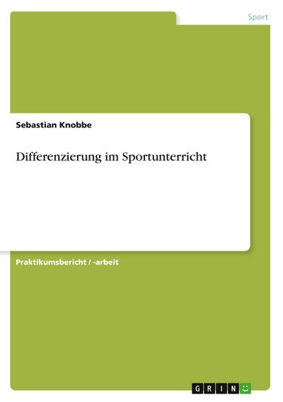 Differenzierung im Sportunterricht