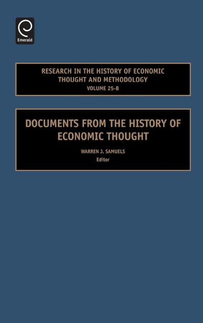 Documents from the History of Economic Thought