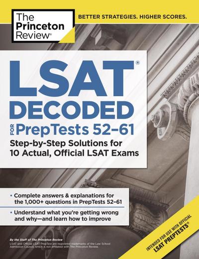 LSAT Decoded (PrepTests 52-61)