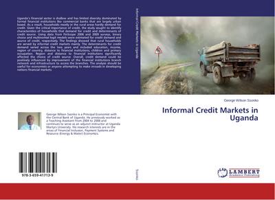 Informal Credit Markets in Uganda