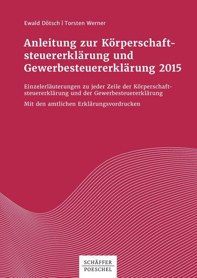 Anleitung zur Körperschaftsteuererklärung und Gewerbesteuererklärung 2015