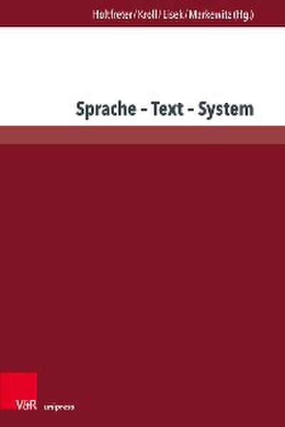 Sprache – Text – System