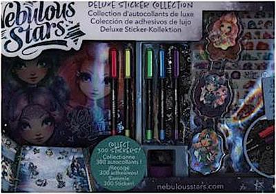 Nebulous Stars NS11204 Deluxe Sticker Kollektion, mit Sticker Album, zahlreichen Stickern und Informationen zu den Charakteren, für Mädchen ab 7 Jahre, als Geschenkidee