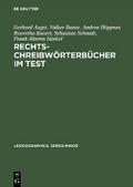 Rechtschreibwörterbücher im Test
