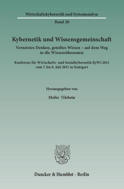 Kybernetik und Wissensgemeinschaft.