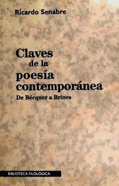 Claves de la poesía contemporánea