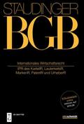 J. von Staudingers Kommentar zum Bürgerlichen Gesetzbuch mit Einführungsgesetz und Nebengesetzen. Einführungsgesetz zum Bürgerlichen Gesetzbuche/IPR Internationales Wirtschaftsrecht