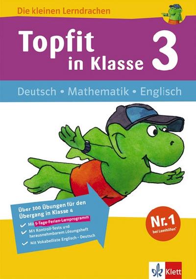 Topfit in Klasse 3, Deutsch/Mathematik/Englisch