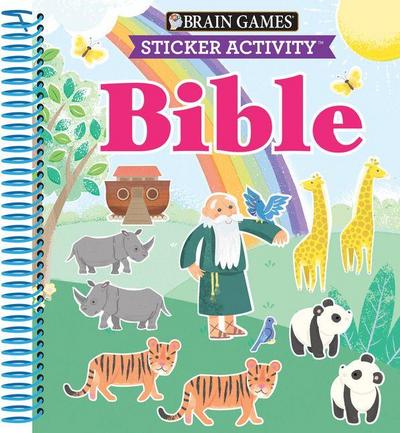 Brain Games - Sticker Activity: Bible (for Kids Ages 3-6)