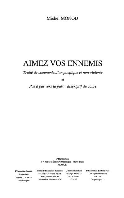 Aimez vos ennemis
