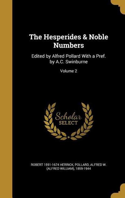 HESPERIDES & NOBLE NUMBERS