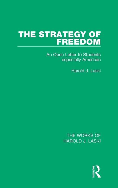 The Strategy of Freedom (Works of Harold J. Laski)