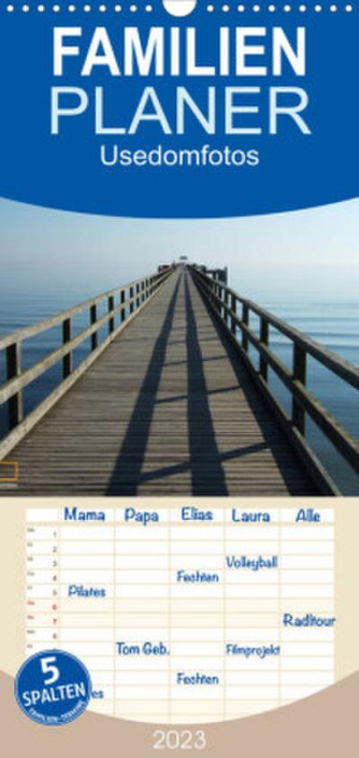 Familienplaner Usedomfotos (Wandkalender 2023 , 21 cm x 45 cm, hoch)