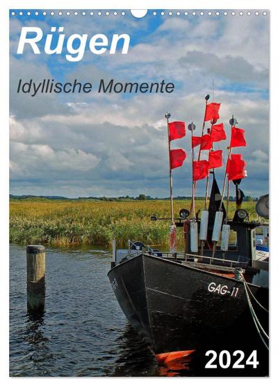 Rügen-Idyllische Momente (Wandkalender 2024 DIN A3 hoch), CALVENDO Monatskalender