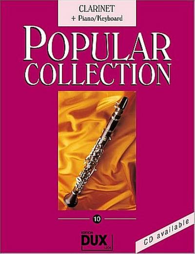 Noten 'Popular Collection' 10 Klarinette & Piano Ed DUX 1204