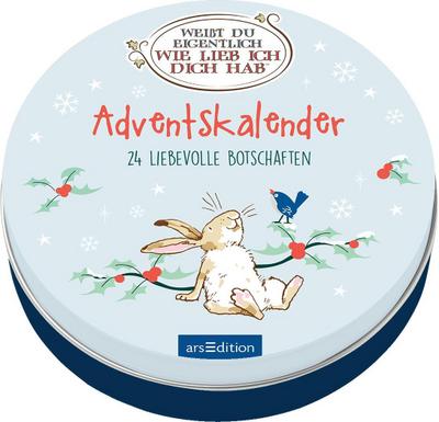 Adventskalender in der Dose. Weißt du eigentlich, wie lieb ich dich hab?