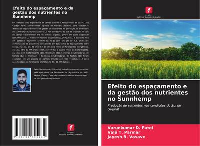 Efeito do espaçamento e da gestão dos nutrientes no Sunnhemp