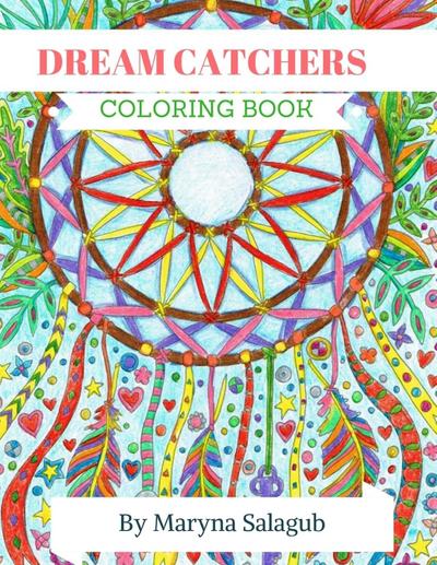 Dream Catcher coloring book for adults and kids