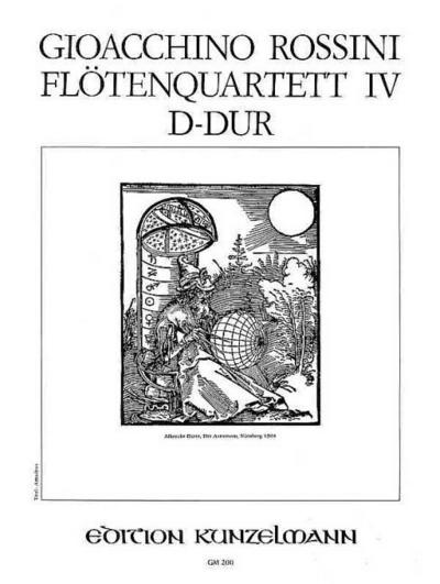 Quartett D-Dur Nr.4für Flöte, Violine, Viola und Violoncello