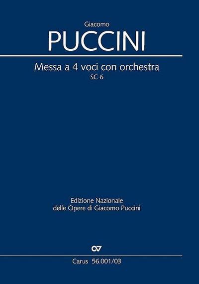 Messa a 4 voci con orchestra (Klavierauszug)
