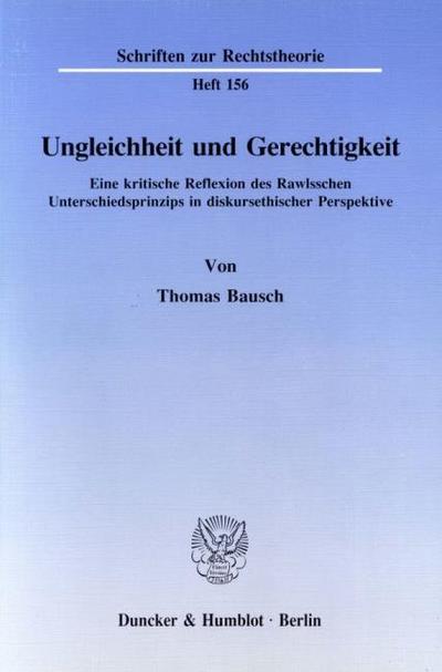 Ungleichheit und Gerechtigkeit.